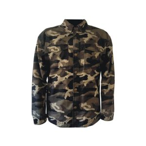 Bores Military Jack Leger Shirt (donker camouflage)