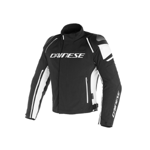 Dainese Racing 3 D-Dry motorjas (zwart / wit)