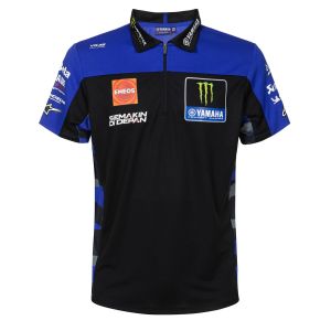 Yamaha Monster Energy MOTOGP Team Replica Poloshirt  ( Schwarz / Blau ) 