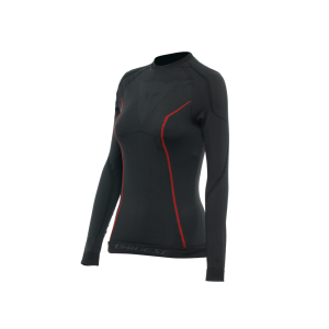Dainese Thermo LS Functioneel Ondergoed Lange Mouw Shirt Dames (zwart / rood)