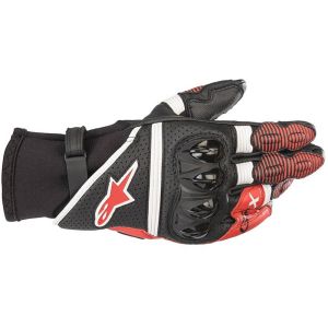 Alpinestars GPX v2 motorhandschoenen (zwart / wit / rood)