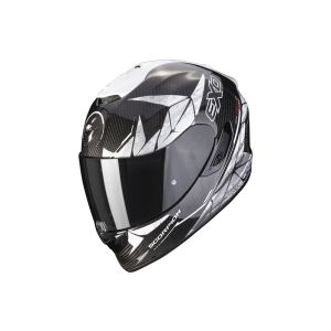 Scorpion Exo-1400 Air Carbon Aranea Fullface Helm (carbon / zwart / wit)