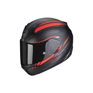 Scorpion Exo-390 Sting Fullface Helm (mat zwart / rood)