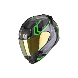 Scorpion Exo-491 Spin Fullface Helm (zwart / groen)