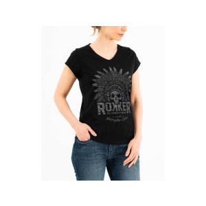 rokker Indian Bonnet T-shirt dames