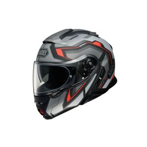 Shoei Neotec-Ii Respect TC-5 opklapbare helm (zwart / grijs / rood)