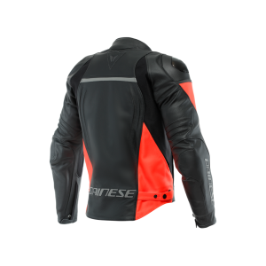 Dainese Racing 4 combinatie jas (zwart / neon rood)