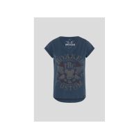 Rokker Custom T-Shirt Damen (blau)