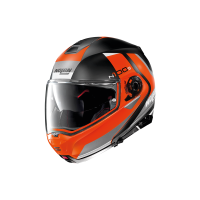 Nolan N100-5 Hilltop N-Com opklapbare helm (oranje)