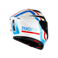 Suomy Track-1 Ninety Seven motorhelm (wit / blauw / rood)
