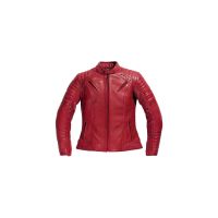 DIFI Marilyn Motorcycle Leather Jacket Dames (rood)