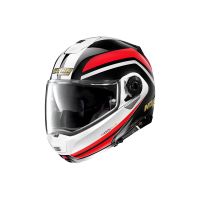 Nolan N100-5 Plus 50 Anniversary flip-up helm (zwart / wit / rood)